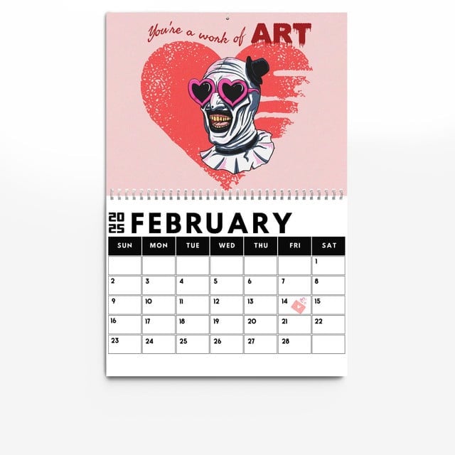 2025 Terrifier Themed Calendar