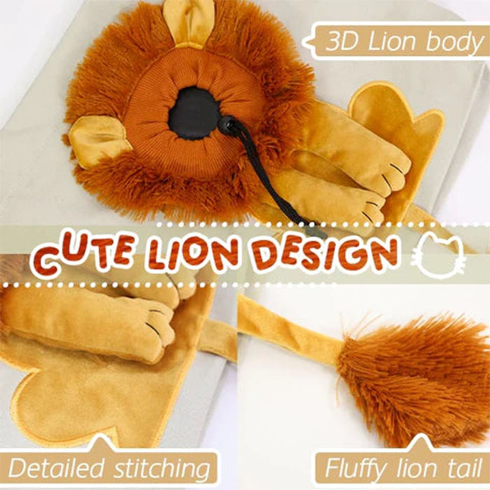 (🔥Last Day Promotion-48%OFF)Lion-shaped Pet Canvas Bag(Buy 2 Free Shipping)