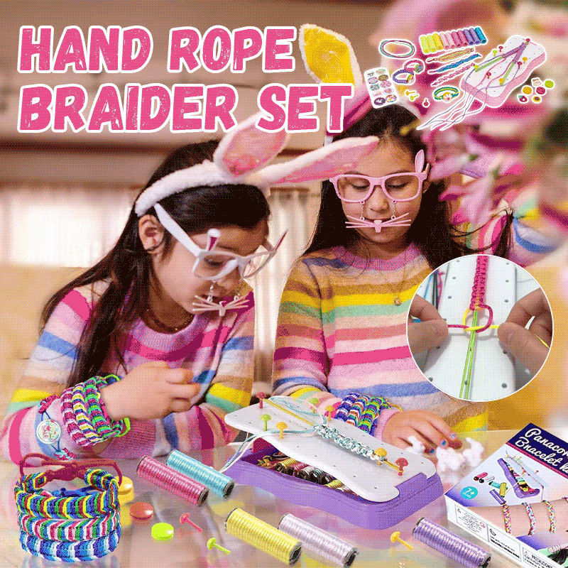 🔥Letzter Tag 49% Rabatt🎨49% RABATT-DIY Handseil-Flechtset