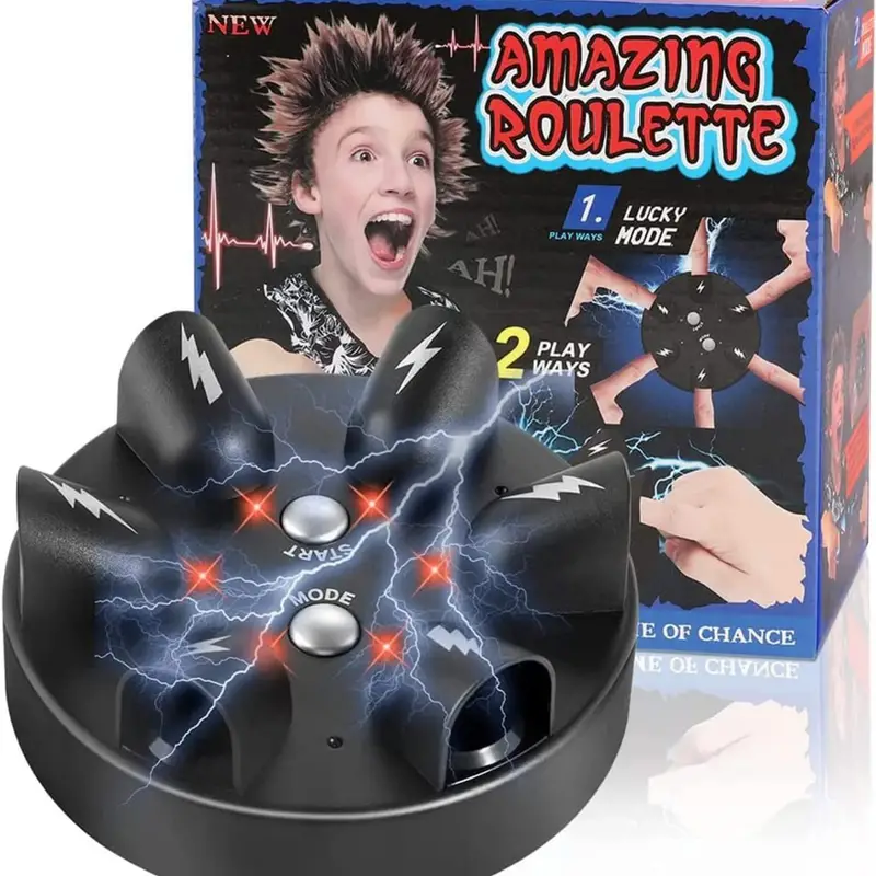 (🔥Black Friday Sale - 50% OFF) ⚡Shock Roulette Party Game, Buy 2 Free Shipping Only Today