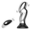 Couple Flirting Anal Plug Vibrator Wireless Remote Control Metal Anal Plug Backyard Sex Toys - GS-04