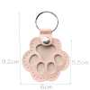 Last Day Promotion 70% OFF - 🐾Pet Paw Shaped Leather Keychain
