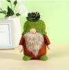 Christmas Green Simulated Elf Succulent No Face Doll