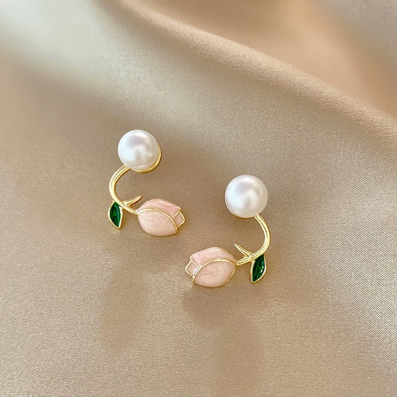 Last Day Promotion 48% OFF - Pink Tulip Earrings(BUY 2 FREE SHIPPING NOW)