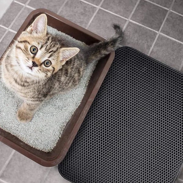 🔥Alfombrilla Antideslizante Para Arena Para Gatos