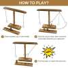 🔥Last Day 49% OFF - Wooden Ring Hook Tossing Christmas Party Games