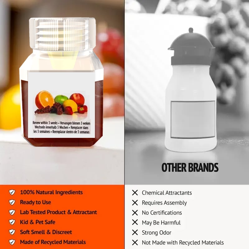 💥LAST DAY SALE 50% OFF💥Fruit Fly Trap⚡BUY 3 GET 1 FREE