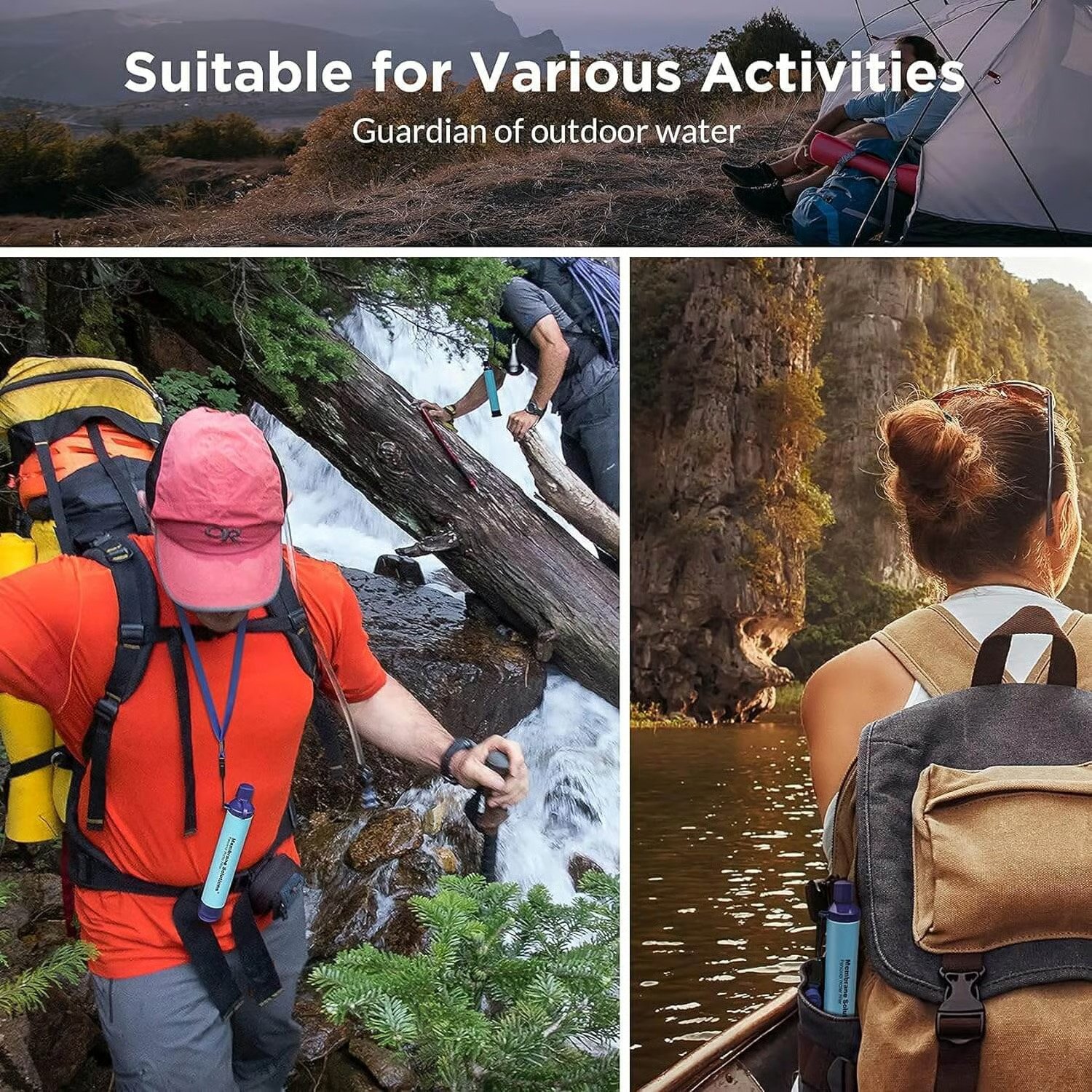 🎁TikTok Last Day Sale - 70% OFF🔥Personal Straw Water Filter for Camping, Hiking, Survival, Emergency, Travel