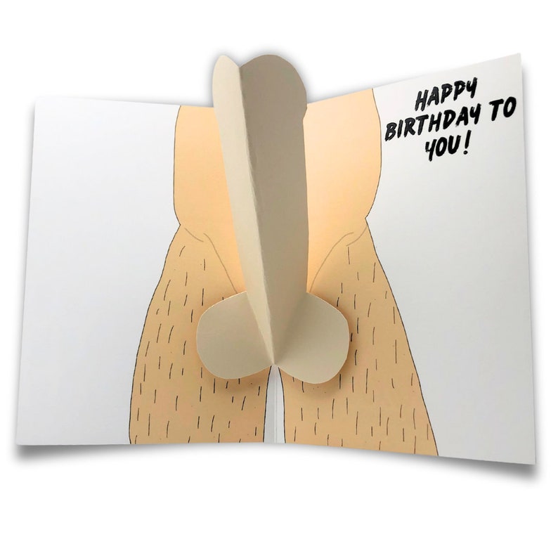 😂Hilarious Pop Up Dick Birthday Card Gift