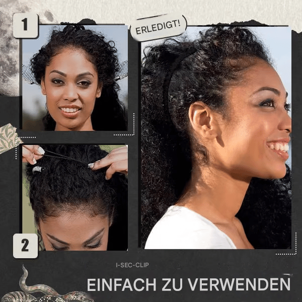 ✨Letzter Tag 50% Rabatt- Dehnbare Bananen-Haarspange im Vintage-Stil