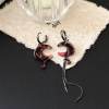 BUY 2 FREE SHIPPING-Blood Moon Mismatched Earrings