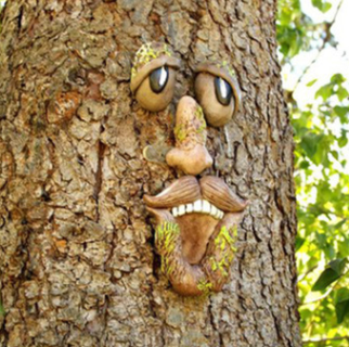 Tree Face Decor Outdoor