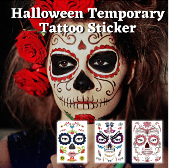 Halloween Prank Makeup Temporary Tattoo(12PC)