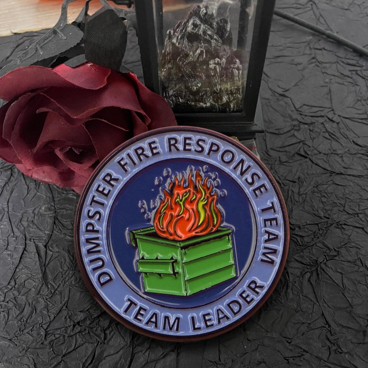 🔥Last Day 50% OFF- Dustbin Quotes Brooch