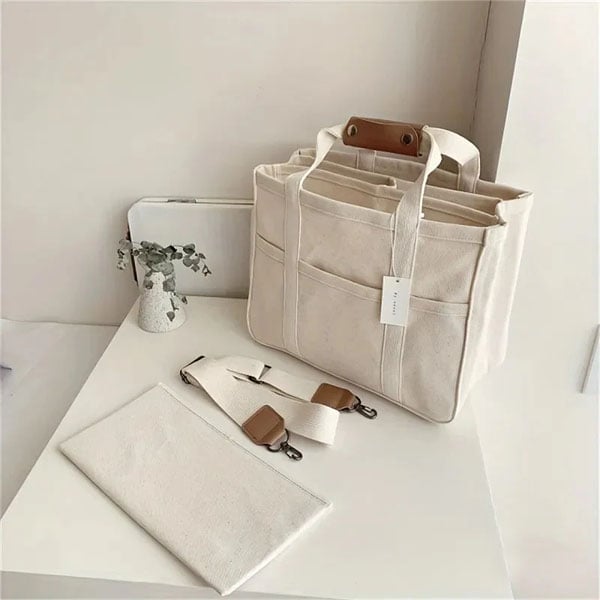 🔥BIG SALE 49% OFF🔥🔥Utility Canvas Tote/Shoulder Bag for Daily Life