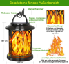 🎉Letzter Tag 49% Rabatt🔥Flammen-Solarlaterne für den Außenbereich, wasserdicht