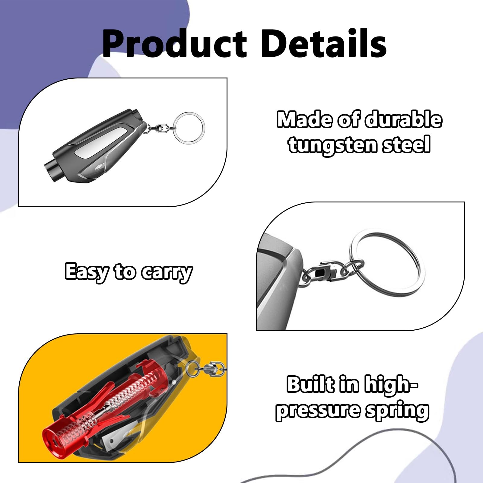 🔥Last Day Promotion 49% OFF-2-in-1 Emergency Window Breaker & Seatbelt Cutter