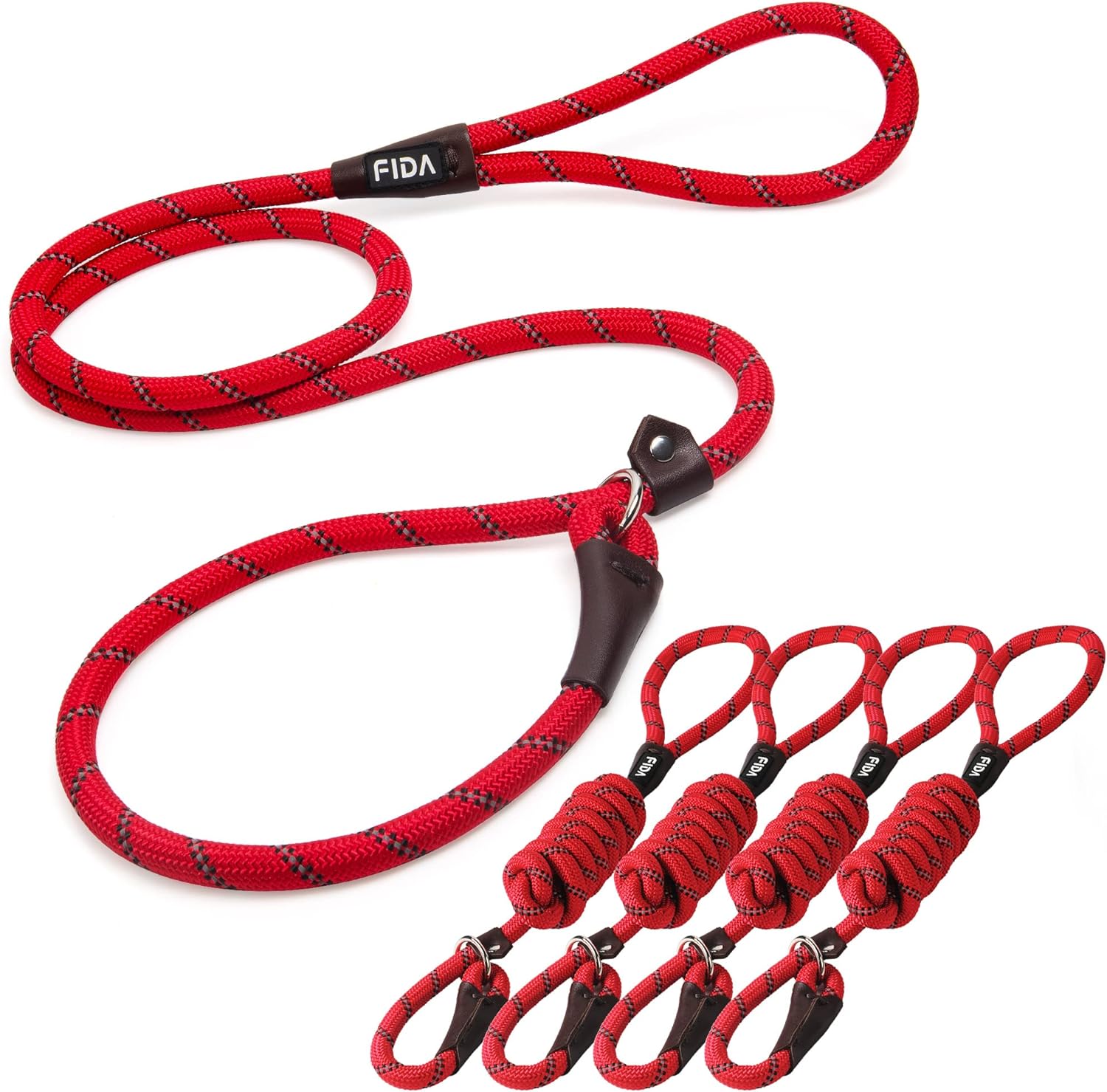 Fida Durable Slip Lead Dog Leash, 6 FT x 1/2