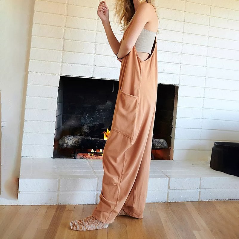 🔥2023 MOTHER'S DAY SALE - 70% OFF🔥Wide Leg Jumpsuit with Pockets (Buy 2 Free Shipping)