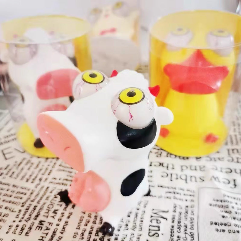 (🔥Last Day Promotion - SAVE 50%OFF)Animal Dolls with Bouncy Eyes-Buy 4 Get Extra 25% OFF