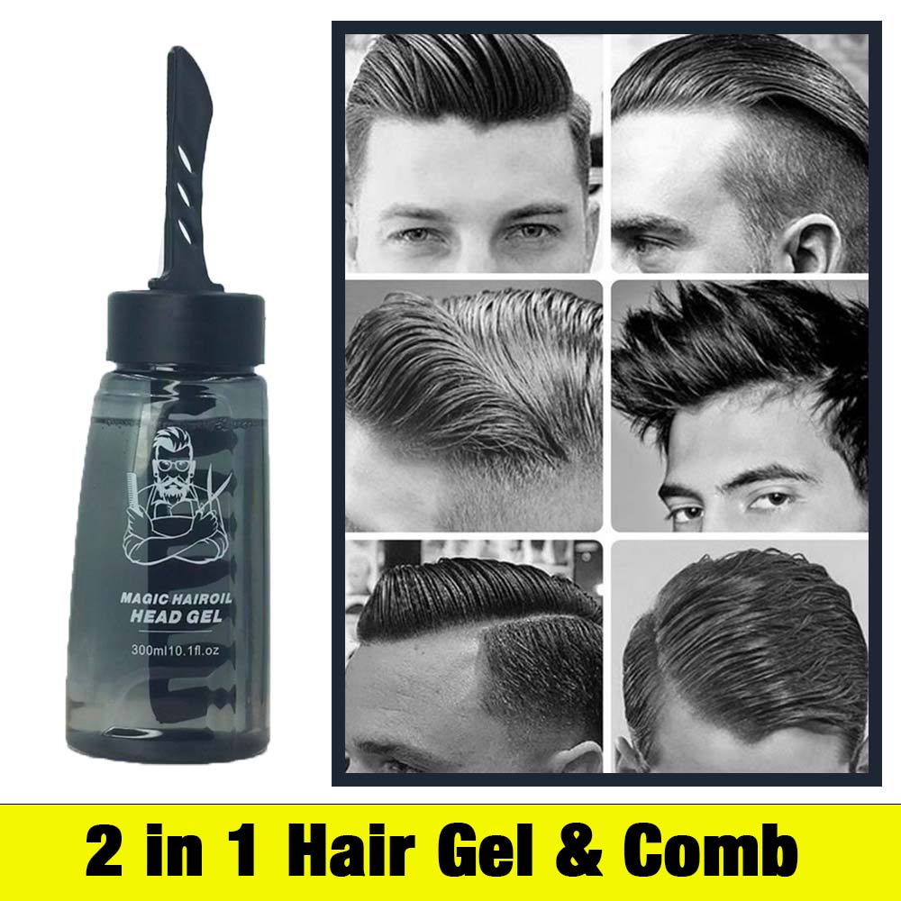 ✅Premium Quality Hair Gel & Comb