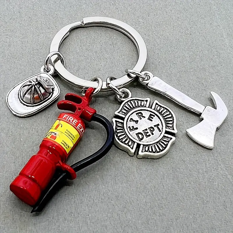 Firefighter Keychain