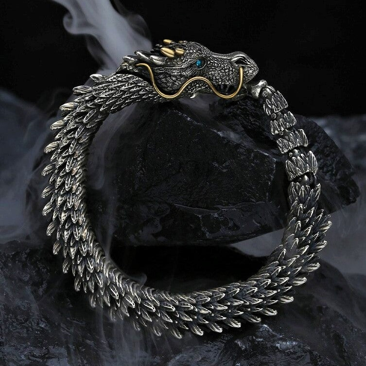 Unleashing the Power of Handmade Golden Horn Dragon Bracelet