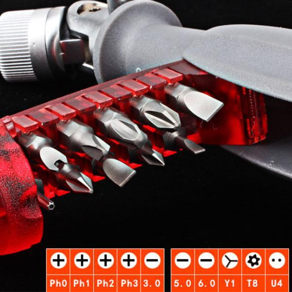 (🎄CHRISTMAS PRE SALE-49% OFF)10 In 1 Ratcheting Multitool Screwdriver Set