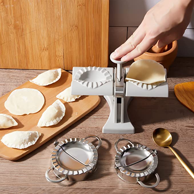 🔥Last Day Sale 70%OFF👍-Household Double Head Automatic Dumpling 🥟Maker Mold👍👍BUY 2  SAVE 10% OFF&FREE SHIPPING📦
