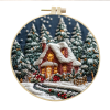 🎄🎅Christmas Presale - 49% OFF  Christmas house Embroidery KIT