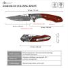 🌌 VG10 Damascus Steel Folding Knife