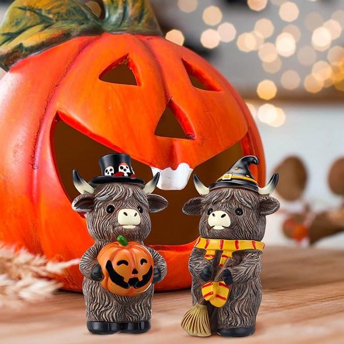 💥LAST DAY SALE 50% OFF💥Highland Cow Figures 2Pcs