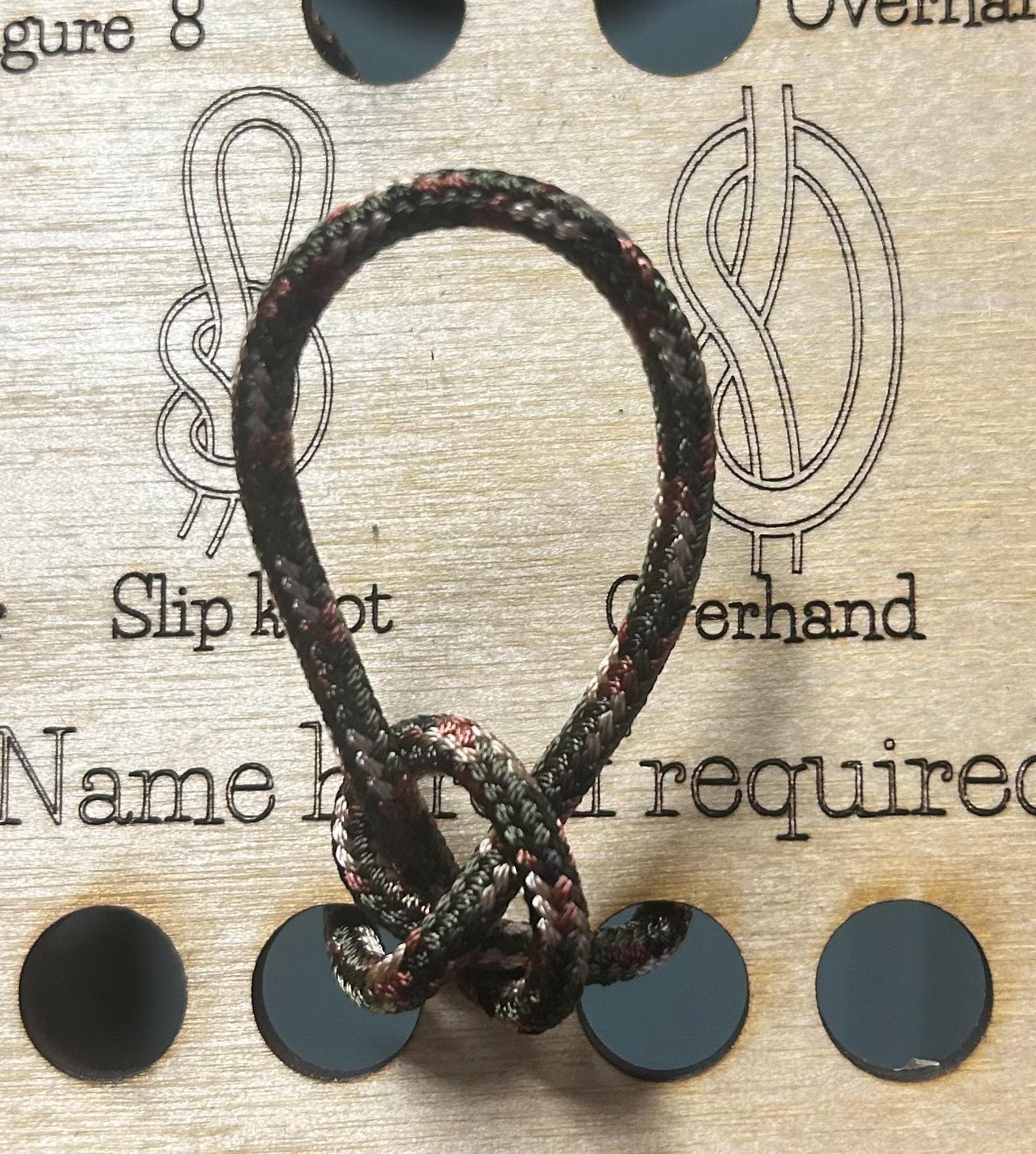 Leader Knot Training Board & Learn to Tie Reef and Square Knots