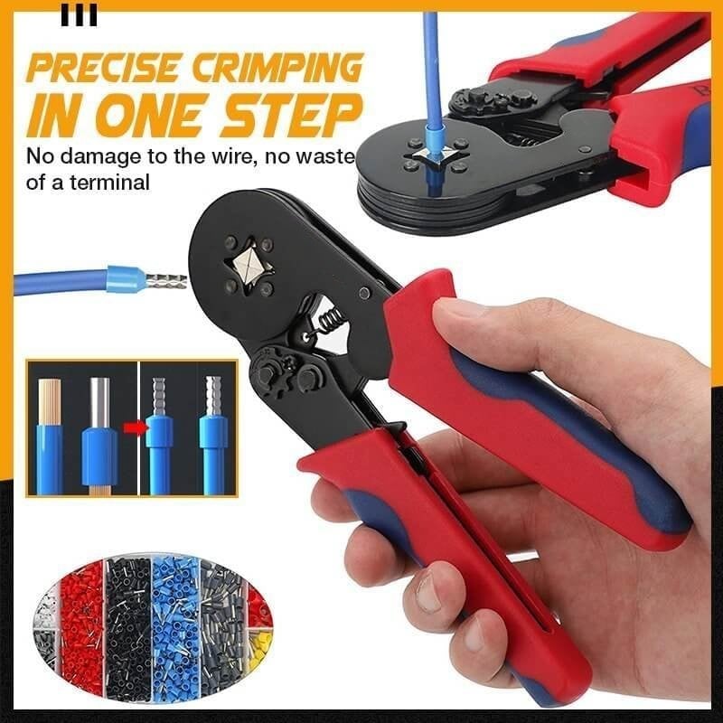 🔥Last Day 50% OFF🔥Ratchet Tubular Terminal Wire Crimpers Set