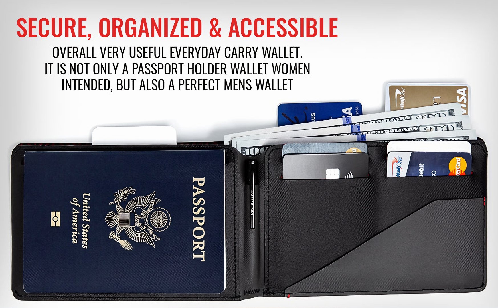 ⏰LAST DAY SALE 50% OFF🔥Bi-fold Ultra-thin Multi-card Passport Wallet