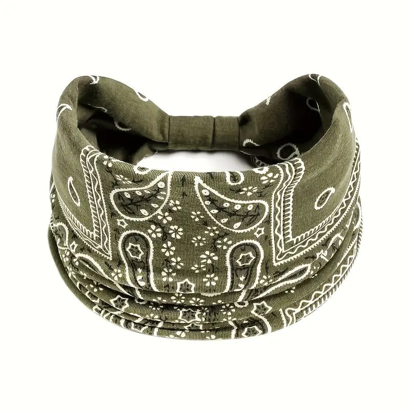 🔥Heißer Verkauf 49% Rabatt🥰Boho Paisley Printed Wide HeadBand
