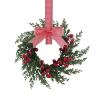 🎄TikTok Christmas Sale -70% OFF✨Christmas Mini Cabinet Wreath with Ribbon Bows