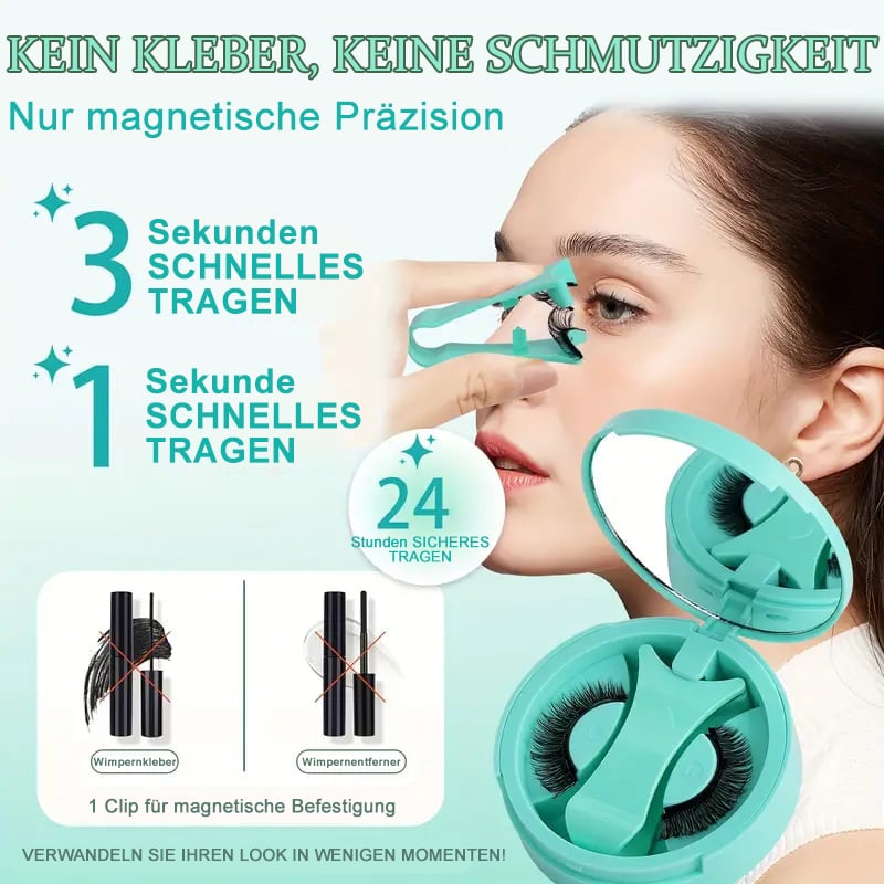 🔥Letzter Tag 49 % RABATT🎁Wiederverwendbare magnetische Wimpern mit Applikator