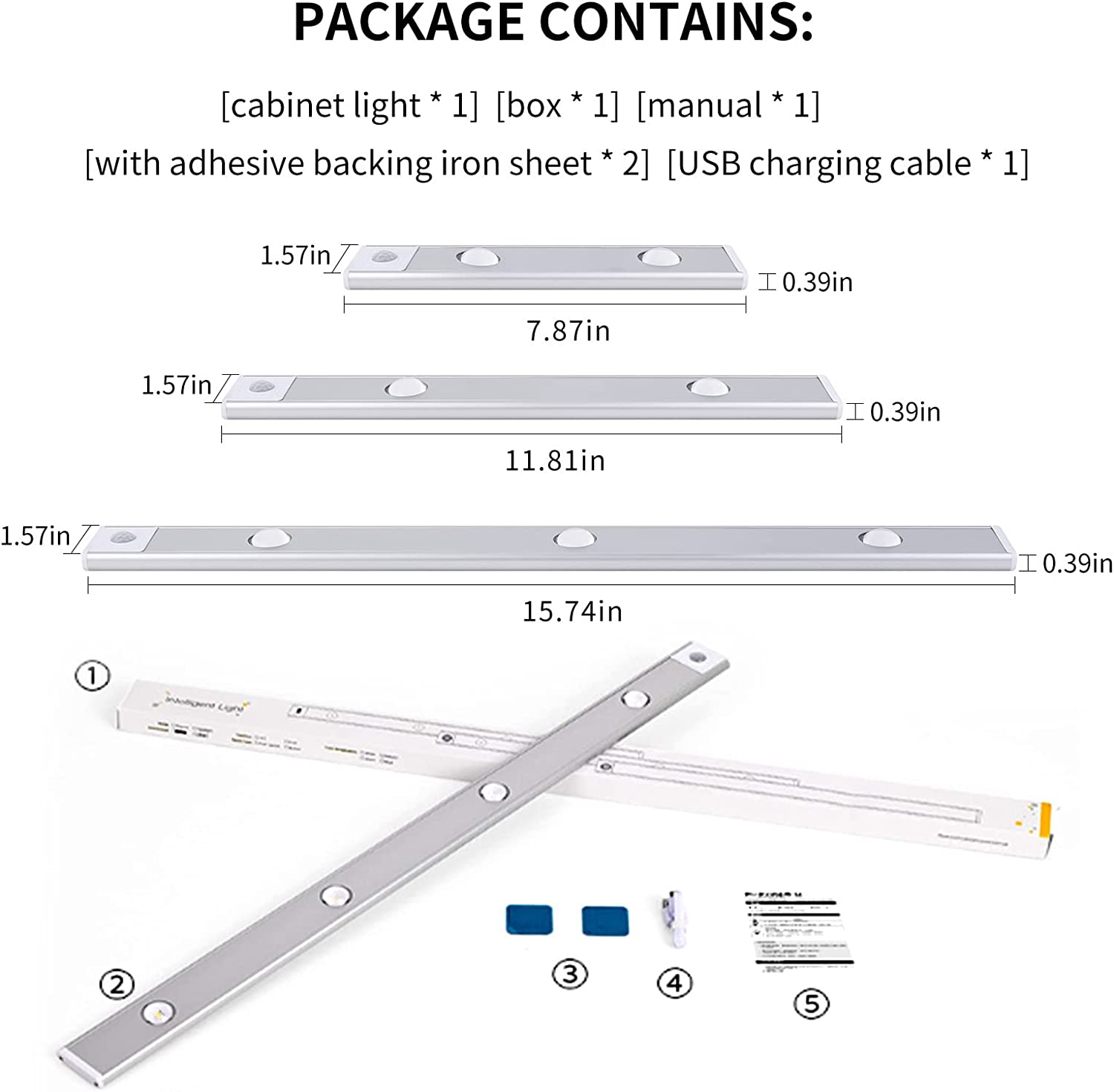 🔥Last Day Promo - 70% OFF🔥 USB Charging LED Motion Sensor Cabinet Light