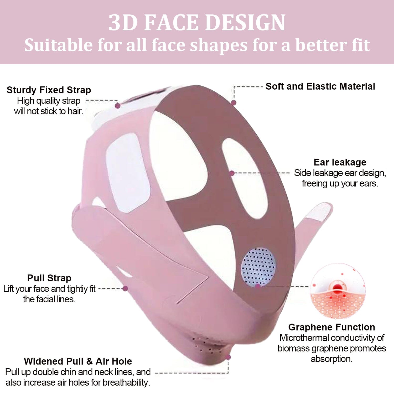 ⏰LAST DAY SALE 50% OFF💥Reusable V-Shaped Face Band