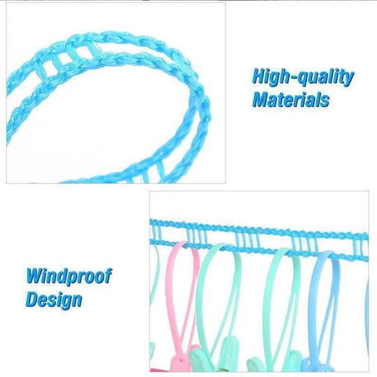 🔥 (2022 New Version - 50% OFF) Windproof Non-Slip Clothesline, Buy 2 Get Extra 10% OFF