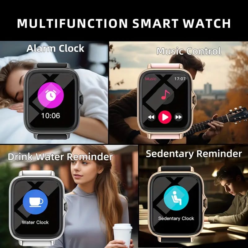 🔥Ganztägige Fitnessüberwachung⌚Mode-Smartwatch mit Bluetooth