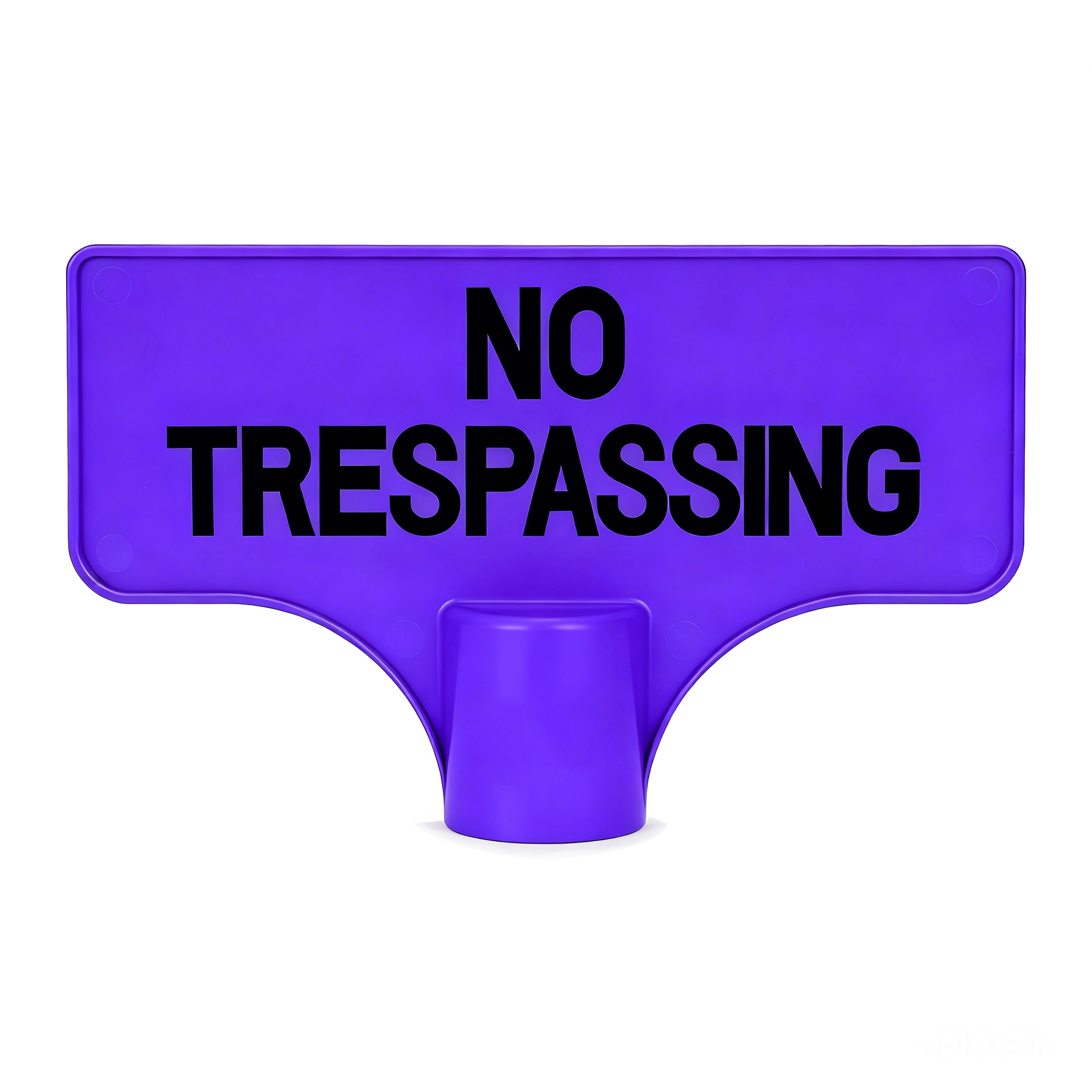 ⚠No Trespassing Sign – ☀UV Resistant & Weatherproof