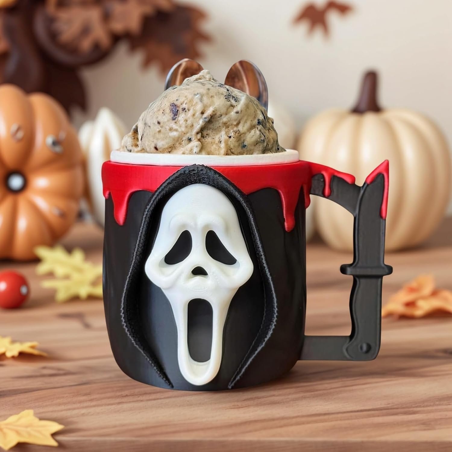 🎁TikTok Last Day Sale - 70% OFF🔥Ghostface Ice Cream Pint Holder