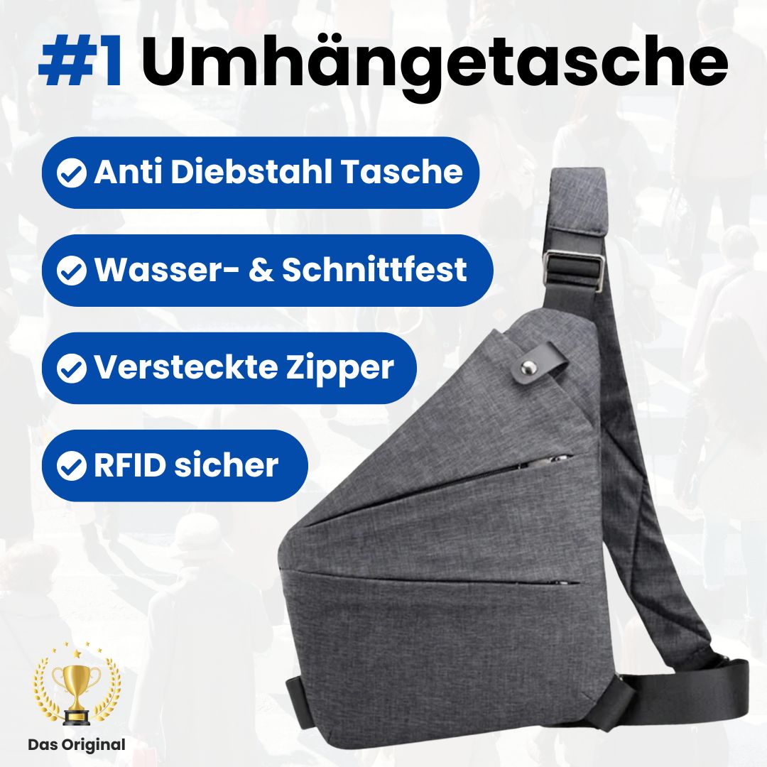 🔥Letzter Tag 49% Rabatt - Anti Diebstahl Umhängetasche