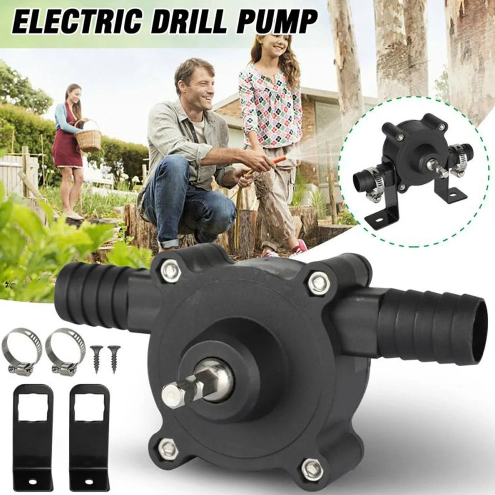 Portable Drill Pump: Self-Priming Water Solution for Home! 💧🔧