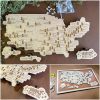 🌈Hot sale now [60% OFF] - Wooden Creative Funny Spooky Haunted Map Puzzle Decoration