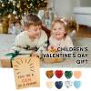 ✨24 Pack Valentines Cards with Heart-Shape Crystals
