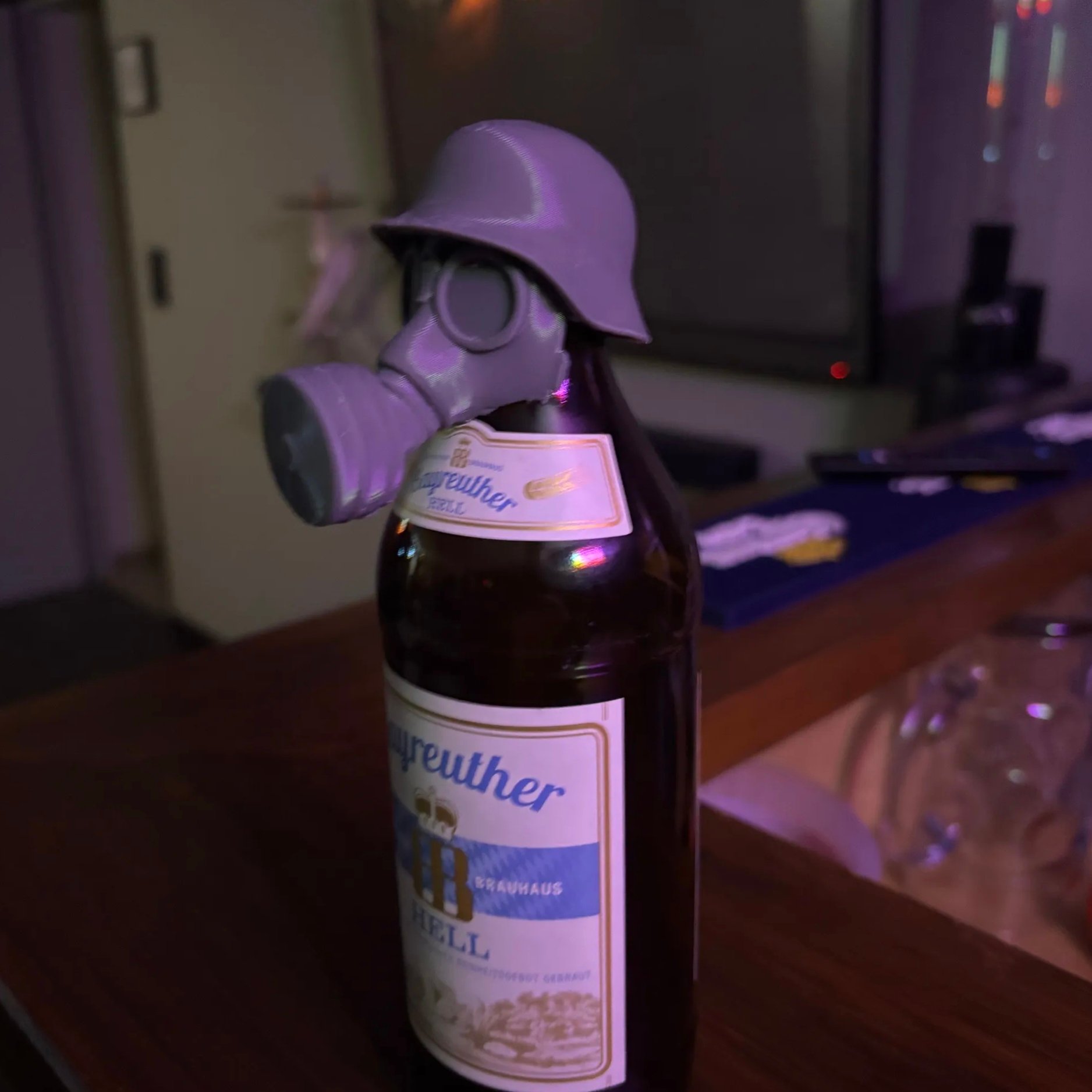 🔥Letzter Tag 50% RABATT -🪖Gasmaske Bierflaschendeckel