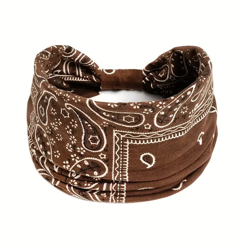 🔥Heißer Verkauf 49% Rabatt🥰Boho Paisley Printed Wide HeadBand